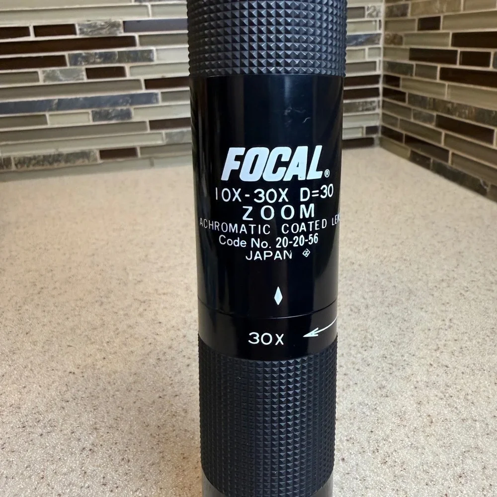 Vintage Focal 10x-30x 30mm Zoom‎ Telescope Hand Held Japan 20-20-56 w/ Box 1985